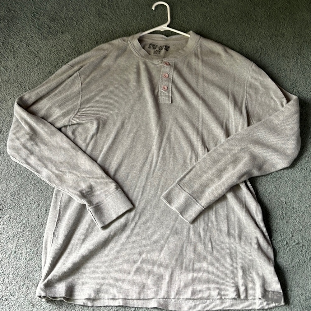 Light gray Henley long sleeve